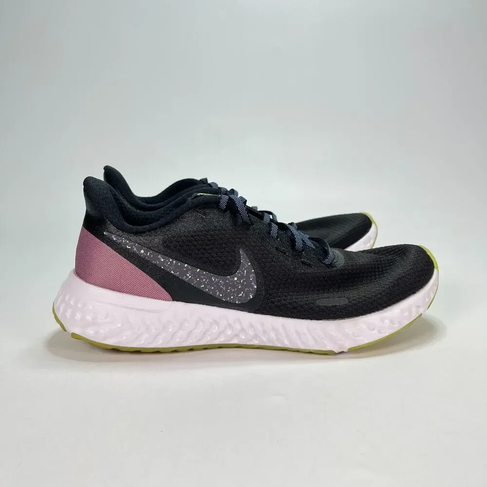 Nike Revolution 5 SE Black Plum Dust Running Shoes CD0303-001 Women's Size 6.5